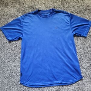 Nike Men's Blue Short-Sleeve Athletic Tee Size Large Dri-fit
